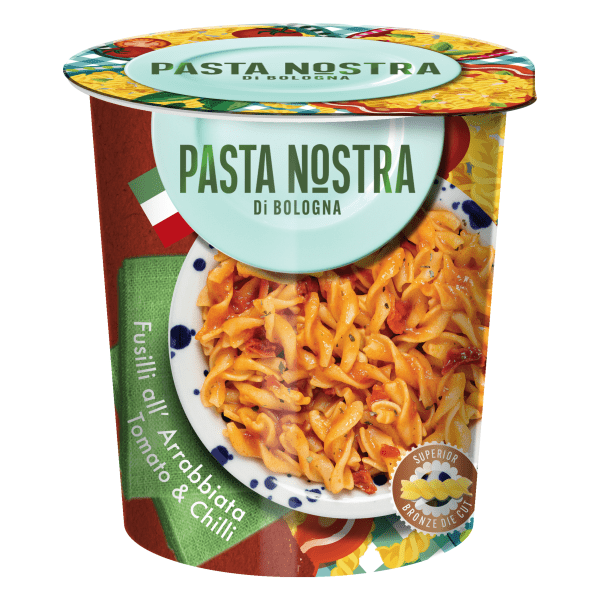 FUSILLI ALL'ARRABBIATA (TOMATO & CHILLI)